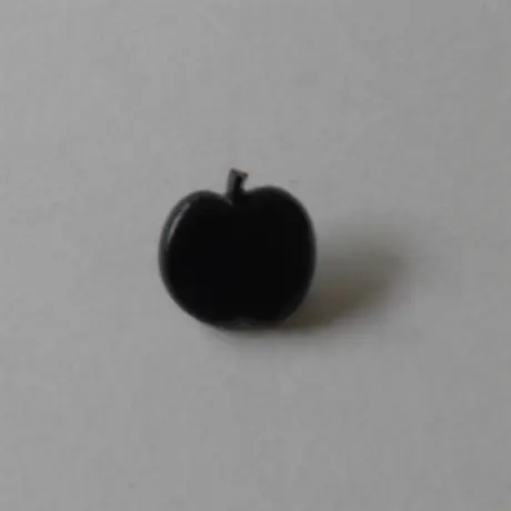 Barnknapp Äpple 59 mörkblå