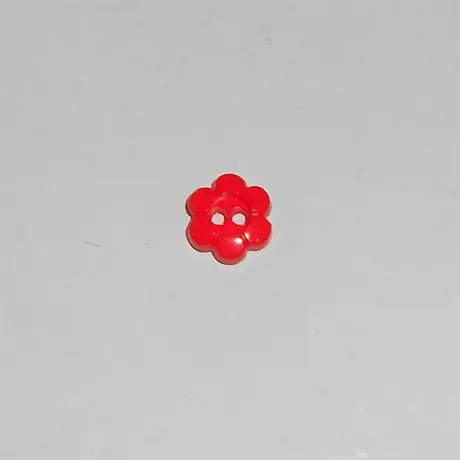 Knapp Blomma 41 röd