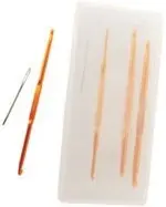 Knit Picks set med dubbla krokvirknålar