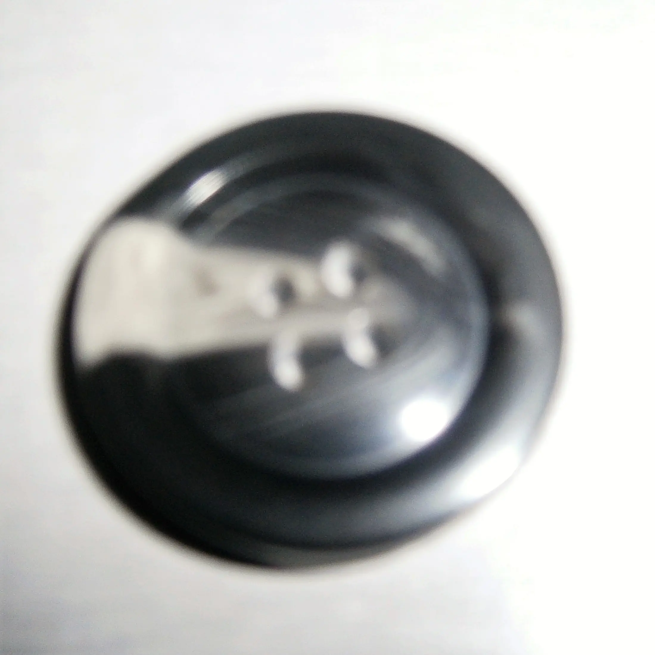 Knapp 25 mm, svart