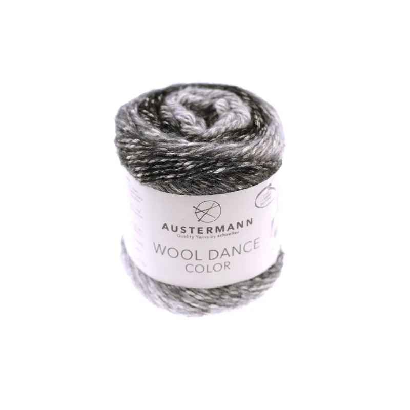 Austermann WOOL DANCE COLOR Fg. grå-svart