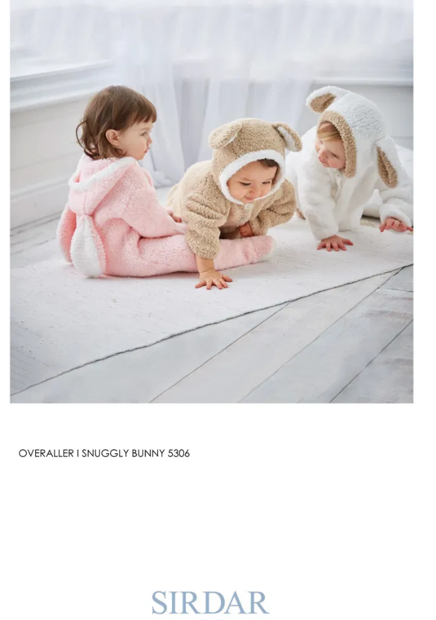Mönster Overaller Baby/Barn i Snuggly bunny