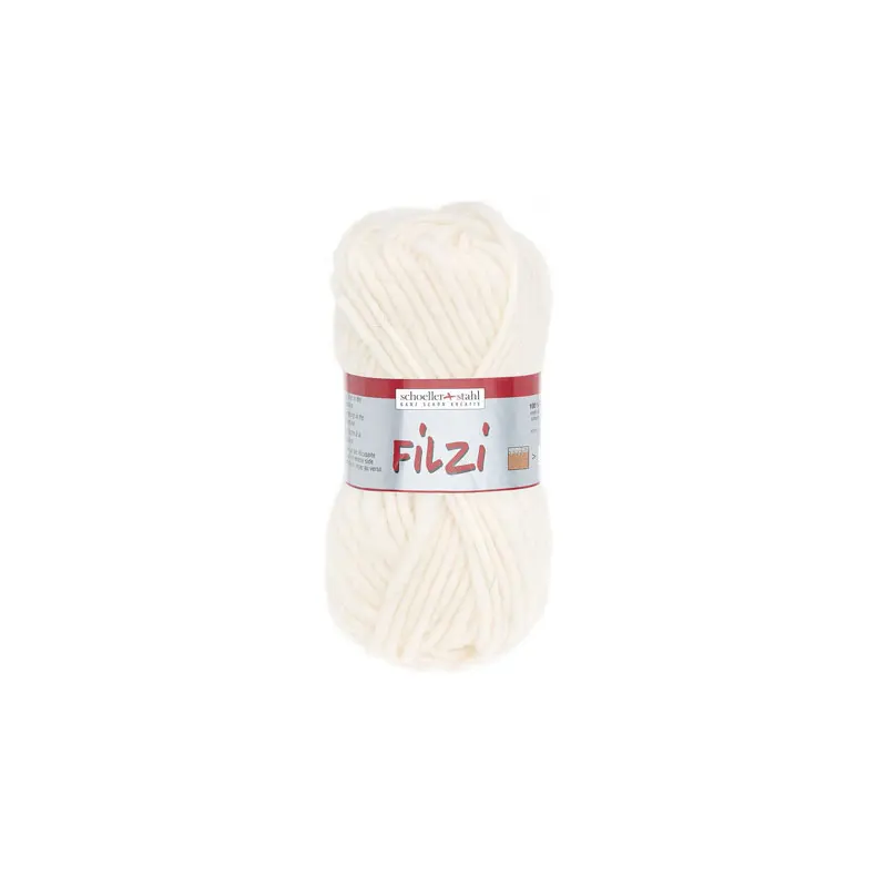 Bild på garn Schoeller & stahl FILZI Fg. 010 Naturvit Schoeller & stahl FILZI med naturvit färg.