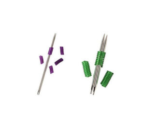 Spiralhållare till stickor – i två storlekar