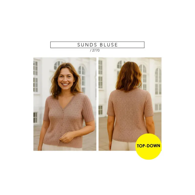 Bild på mönster på blus Sunds Bluse Lana Cotton 212