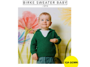 Bild på mönster på en barn tröja Birke Sweater Baby Lana Cotton 212